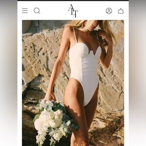 ALT Fleur White Swimsuit